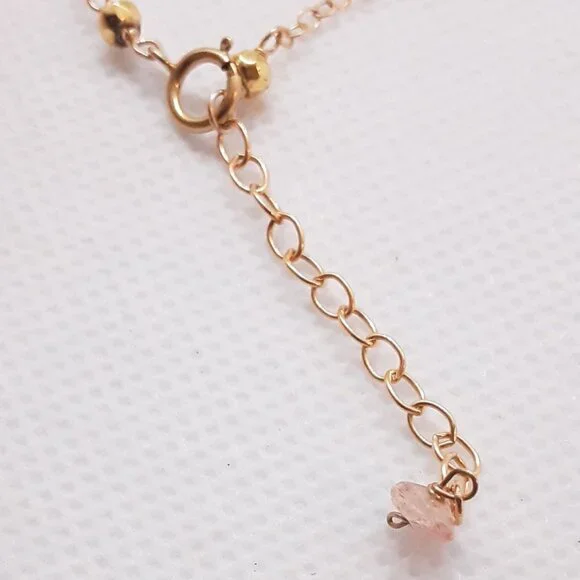 New genuine stone 14kt gf necklace - Picture 4 of 7